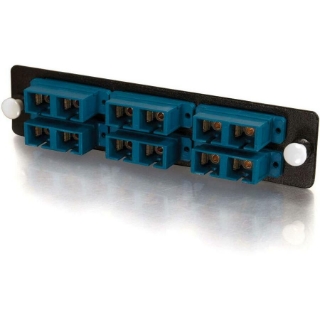 Picture of C2G Q-Series 12-Strand, SC Duplex, PB Insert, MM/SM, Blue SC Adapter Panel