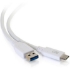 Picture of C2G 10ft USB 3.0 Type C to USB A - USB Cable White M/M