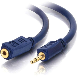 Picture of C2G 1.5ft Velocity 3.5mm M/F Stereo Audio Extension Cable