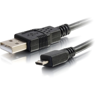 Picture of C2G 1ft USB Cable - USB Cable - USB A to USB Micro B - M/M