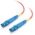 Picture of C2G-1m LC-LC 9/125 OS1 Simplex Singlemode Fiber Optic Cable (Plenum-Rated) - Red