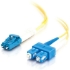 Picture of C2G-6m LC-SC 9/125 OS1 Duplex Singlemode PVC Fiber Optic Cable (LSZH) - Yellow