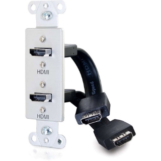 Picture of C2G HDMI Pass Through Decorative Wall Plate