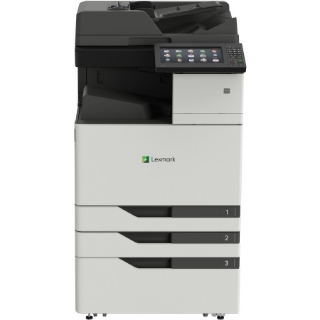 Picture of Lexmark CX920 CX924dxe Laser Multifunction Printer-Color-Copier/Fax/Scanner-65 ppm Mono/Color Print-1200x1200 Print-Automatic Duplex Print-275000 Pages Monthly-3650 sheets Input-Color Scanner-1200 Optical Scan-Color Fax-Gigabit Ethernet