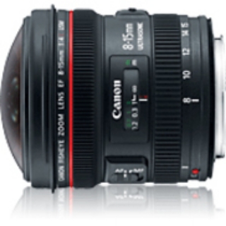 Picture of Canon 4427B002 - 8 mm to 15 mm - f/4 - Fisheye Zoom Lens for Canon EF/EF-S