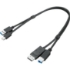Picture of Lenovo ThinkStation mDP + USB-A 3.0 to DP + USB-B 3.0 Dual Head Cable