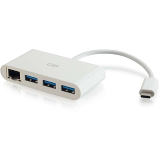 Picture of C2G USB C Hub with Ethernet - 3-Port USB Hub