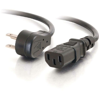 Picture of C2G 3ft 18 AWG Universal Flat Panel Power Cord (NEMA 5-15P to IEC320C13)