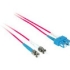 Picture of C2G-10m SC-ST 9/125 OS1 Duplex Singlemode PVC Fiber Optic Cable - Red