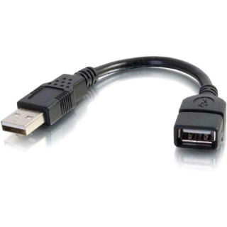 Picture of C2G 6in USB Extension Cable - USB 2.0 to USB - M/F