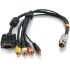 Picture of C2G 1.5ft RapidRun VGA (HD15) + 3.5mm + Composite Video + Stereo Audio Flying Lead