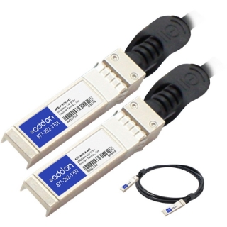 Picture of AddOn Dell 470-AAVH Compatible TAA Compliant 10GBase-CU SFP+ to SFP+ Direct Attach Cable (Passive Twinax, 1m)
