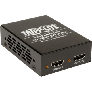 Picture of Tripp Lite 2-Port Video Displayport to 2 X HDMI Monitor Video Splitter 4Kx2K @ 24/30Hz TAA GSA