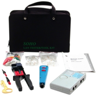 Picture of StarTech.com Professional RJ45 Network Installer Tool Kit with Carrying Case - Network Installation Kit - Network tool tester kit