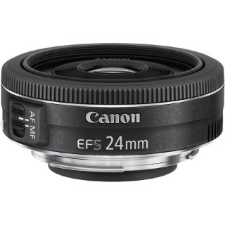 Picture of Canon - 24 mm - f/2.8 - Wide Angle Fixed Lens for Canon EF-S