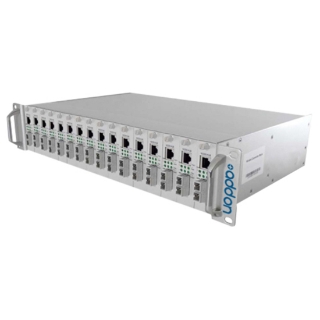 Picture of AddOn 19 inch Unmanaged Media Converter Chassis with 16-Slot Rack Mount