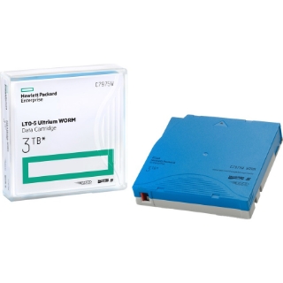 Picture of HPE LTO Ultrium 5 WORM Data Cartridge with Barcode Labeling