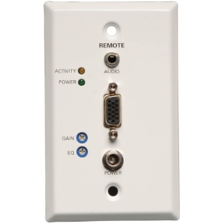 Picture of Tripp Lite VGA + Audio over Cat5/Cat6 Video Receiver RJ45 type Wallplate TAA / GSA