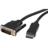 Picture of StarTech.com 10ft (3m) DisplayPort to DVI Cable, DisplayPort to DVI-D Adapter/Converter Cable, 1080p Video, DP 1.2 to DVI Monitor Cable