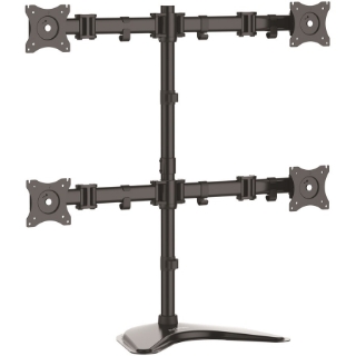 Picture of StarTech.com Quad Monitor Stand - Crossbar - Steel - Monitors up to 27"- Vesa Monitor - Computer Monitor Stand - Monitor Arm