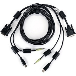 Picture of Vertiv Avocent USB Keyboard and Mouse, DVI-D and Audio Cable, 6 ft. forVertiv Avocent SV and SC Series Switches