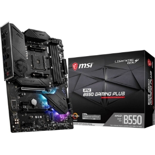 Picture of MSI MPG B550 GAMING PLUS Desktop Motherboard - AMD B550 Chipset - Socket AM4 - ATX