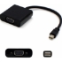 Picture of Mini-DisplayPort 1.1 Male to VGA Female Black Adapter Which Supports Intel Thunderbolt For Resolution Up to 1920x1200 (WUXGA)