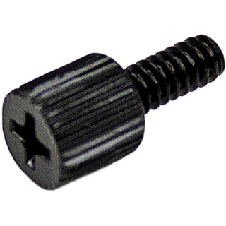 Picture of StarTech.com StarTech.com 6-32, 5/16in Long Black Metal Computer Case Thumbscrew - Pkg of 50 - Metal Thumbscrews - PC Case Thumbscrew - 8 mm (pack of 50 )