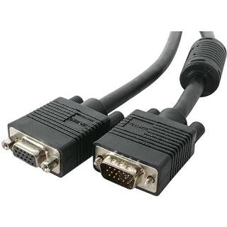 Picture of StarTech.com High-Resolution Coaxial SVGA - Monitor extension Cable - HD-15 (M) - HD-15 (F) - 15.2 m