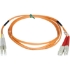 Picture of Tripp Lite 1M Duplex Multimode 50/125 Fiber Optic Patch Cable LC/SC 3' 3ft 1 Meter