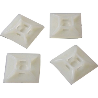 Picture of StarTech.com Self-adhesive Nylon Cable Tie Mounts - Pkg of 100