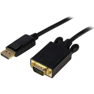 Picture of StarTech.com 15ft (4.6m) DisplayPort to VGA Cable, Active DisplayPort to VGA Adapter Cable, 1080p Video, DP to VGA Monitor Converter Cable