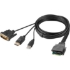 Picture of Belkin Modular DVI and DP Dual Head Host Cable 6 Feet