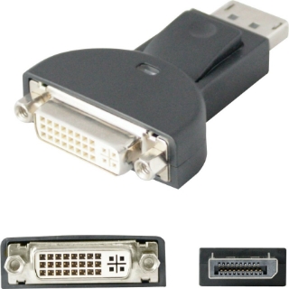 Picture of 5PK DisplayPort 1.2 Male to DVI-I (29 pin) Female Black Adapters Which Requires DP++ For Resolution Up to 2560x1600 (WQXGA)