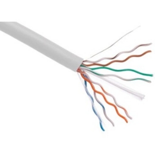 Picture of Axiom CAT5E 24AWG 4-Pair Solid Conductor 350MHz Bulk Cable Spool 1000FT (White)
