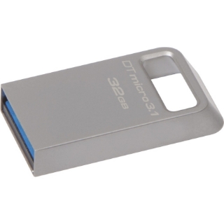 Picture of Kingston 32GB DTMicro USB 3.1/3.0 Type-A Metal Ultra-compact Flash Drive