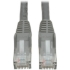 Picture of Tripp Lite 5ft Cat6 Gigabit Snagless Molded Patch Cable RJ45 M/M Gray 5'