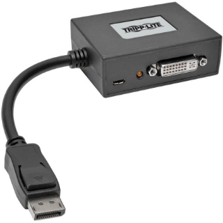 Picture of Tripp Lite 2-Port DisplayPort to DVI Multi Stream Transport Hub MST 1080p