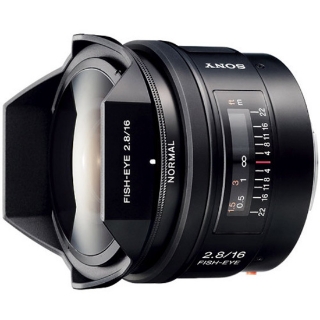 Picture of Sony SAL-16F28 16mm f/2.8 Fisheye Lens
