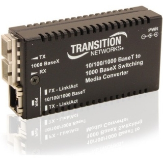 Picture of Transition Networks M/GE-PSW-SX-01 Transceiver/Media Converter