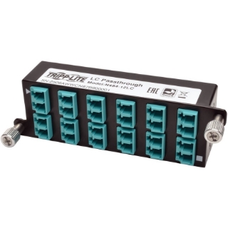 Picture of Tripp Lite 10GbE High Density Pass-Through Cassette 12 LC Duplex Connection