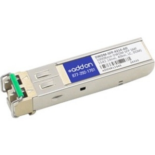 Picture of AddOn Cisco DWDM-SFP-4214 Compatible TAA Compliant 1000Base-DWDM 100GHz SFP Transceiver (SMF, 1542.14nm, 80km, LC, DOM)