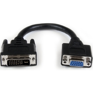 Picture of StarTech.com 8in DVI to VGA Cable Adapter - DVI-I Male to VGA Female