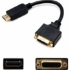 Picture of DisplayPort 1.2 Male to DVI-I (29 pin) Female Black Active Adapter For Resolution Up to 1920x1200 (WUXGA)