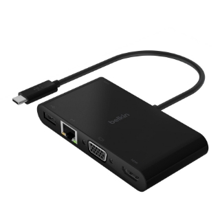 Picture of Belkin USB-C Multimedia + Charge Adapter