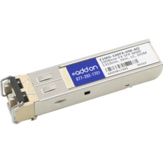 Picture of Brocade (Formerly) E1MG-100FX-OM Compatible TAA Compliant 100Base-FX SFP Transceiver (MMF, 1310nm, 2km, LC, DOM)