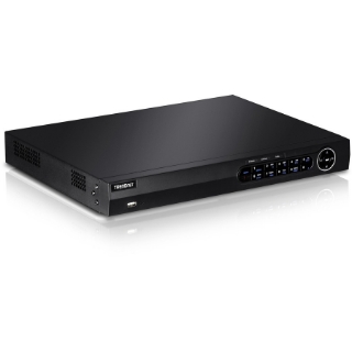 Picture of TRENDnet 8-Channel H.264/H.265 PoE+ NVR, 1080p HD, up to 12TB storage (HDDs not included), Supports one 4K Camera Channel, 8 PoE+ ports, 80W PoE Power Budget, Rackmount, TV-NVR408 , Black