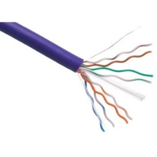 Picture of Axiom CAT6 23AWG 4-Pair Solid 550MHz Plenum Bulk Cable Spool 1000FT (Purple)