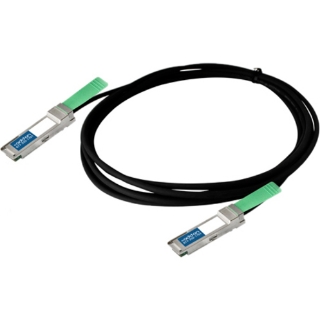 Picture of AddOn Cisco QSFP-H40G-ACU10M Compatible TAA Compliant 40GBase-CU QSFP+ to QSFP+ Direct Attach Cable (Active Twinax, 10m)