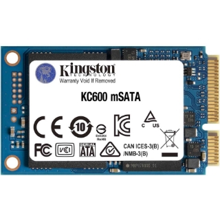 Picture of Kingston KC600 256 GB Solid State Drive - mSATA Internal - SATA (SATA/600)